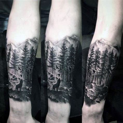 Tattoo Forest: 100 migliori opzioni per foto, schizzi, valore